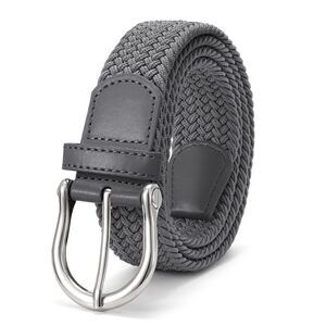 Women Elastic Braided Woven Belt Stretch Canvas Casual Belt 1.4'' For Golf🦎